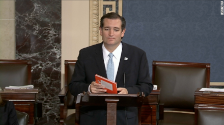 Ted Cruz membacakan dongeng sebelum government shutdown